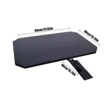 Table de coffre de voiture en fibre de carbone – Grand plateau repas pour SUV, camping-car, berline, camion
