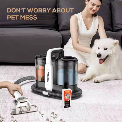 Teendow C5 Nettoyeur Aspirateur pour Tapis 500W — Animaux & Intérieur Voiture
