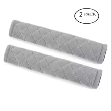 Couvre-ceinture de sécurité auto doux – Coussinets d'épaule, Lot de 2