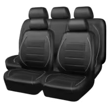 Housses de siège de voiture universelles en cuir – Style épuré & respirant (5 sièges)