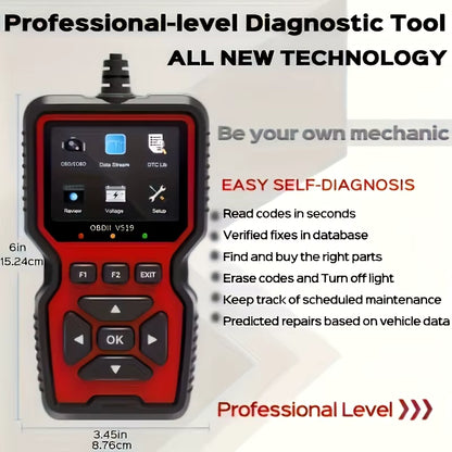 Scanner OBD2 Professionnel V519 - Outil de Diagnostic Automobile
