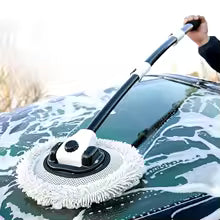 Brosse de Lavage Voiture Télescopique à Long Manche – Vadrouille Chenille Douce