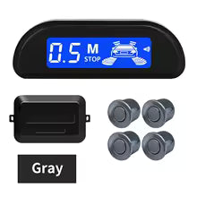 Kit de Capteurs de Stationnement Hippcron avec Moniteur LED – 4 Capteurs 22mm, Radar Parktronic