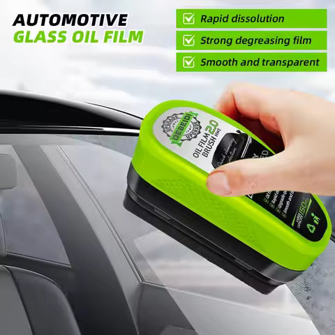 Nettoyant pour Film Huileux sur Vitres de Voiture Vert