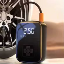 Gonfleur Électrique Portatif 150PSI — Compresseur d'Air Numérique Rechargeable