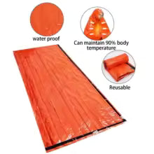 Sac de couchage de survie d'urgence – Portable & Étanche