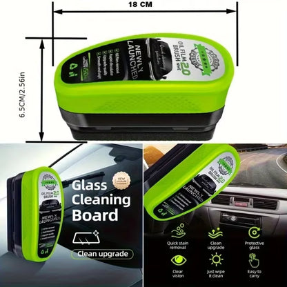 Nettoyant pour Film Huileux sur Vitres de Voiture Vert