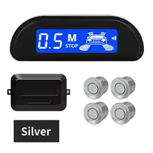Kit de Capteurs de Stationnement Hippcron avec Moniteur LED – 4 Capteurs 22mm, Radar Parktronic