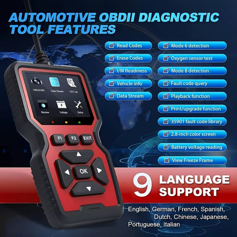 Scanner OBD2 Professionnel V519 - Outil de Diagnostic Automobile
