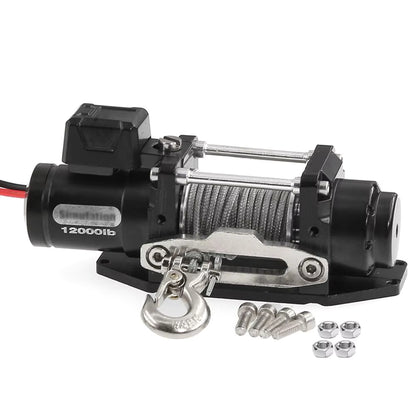 Treuil Électrique Métal Simulé pour RC 1/10 — SCX10, TRX4, TRX6, RC4WD D90/D110