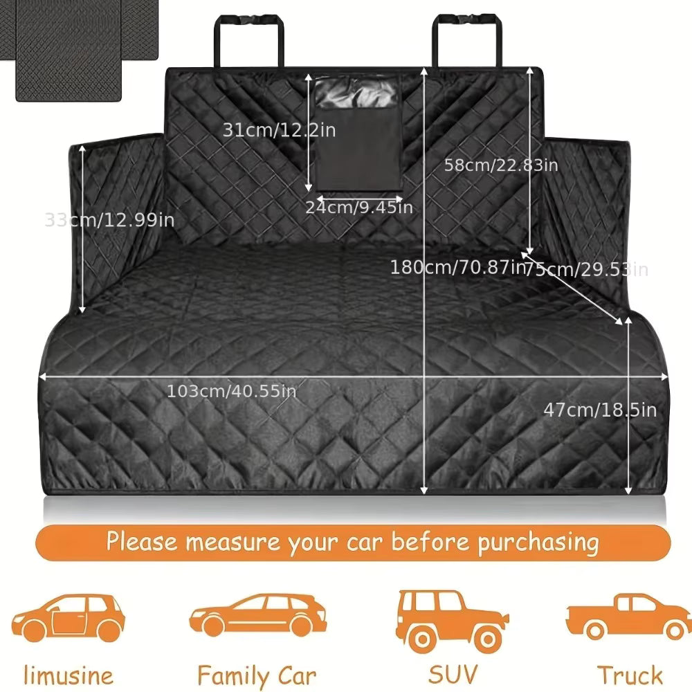 Doublure de coffre pour animal de compagnie – Tapis Oxford épais antidérapant & étanche