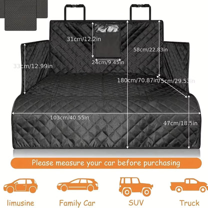Doublure de coffre pour animal de compagnie – Tapis Oxford épais antidérapant & étanche