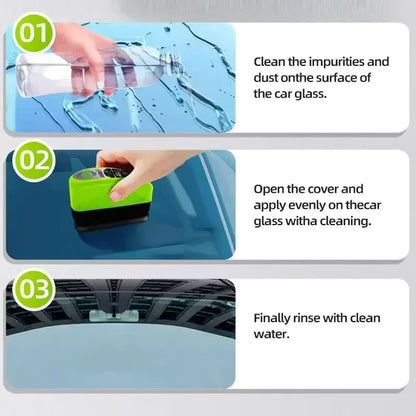 Nettoyant pour Film Huileux sur Vitres de Voiture Vert