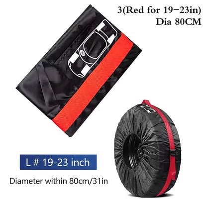 Sacs de rangement de pneus – Housse universelle imperméable anti-poussière en Polyester