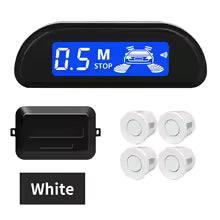 Kit de Capteurs de Stationnement Hippcron avec Moniteur LED – 4 Capteurs 22mm, Radar Parktronic