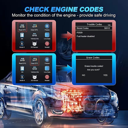 Scanner OBD2 Professionnel V519 - Outil de Diagnostic Automobile